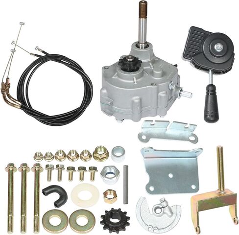 labwork Go Kart Forward Reverse Gearbox Kit Replacement for 2HP-13HP Engine Local 30 Series 2300rpm 4 Stroke 30 Series Torque Converter 35 Chain Go Karts Accessories 212cc Gearbox in Saudi Arabia