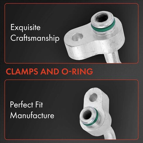 A-Premium A/C Discharge Line Hose Assembly Compatible with Honda Civic 2016-2021 L4 2.0L, Compressor to Condenser in Saudi Arabia