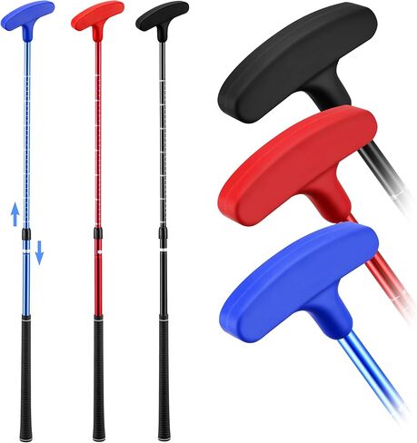PGM Golf Club Putter - Ambidextrous for Boys and Girls - Two-Way Kids Putter, Adjustable Height for Real Ball Play in Saudi Arabia