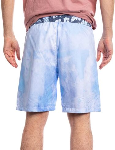 Calhoun NHL Mens Team Logo Watercolor Boardshort Swim Trunk in Kuwait