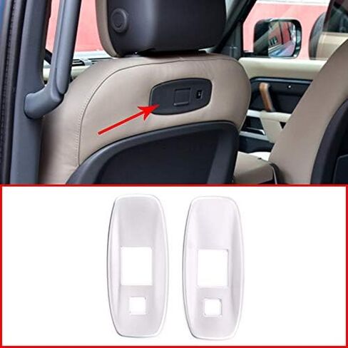 for Land Rover Defender 2020 ABS Plastic Seat Back USB Port Decorative Panel (Carbon Fiber Style) in Saudi Arabia