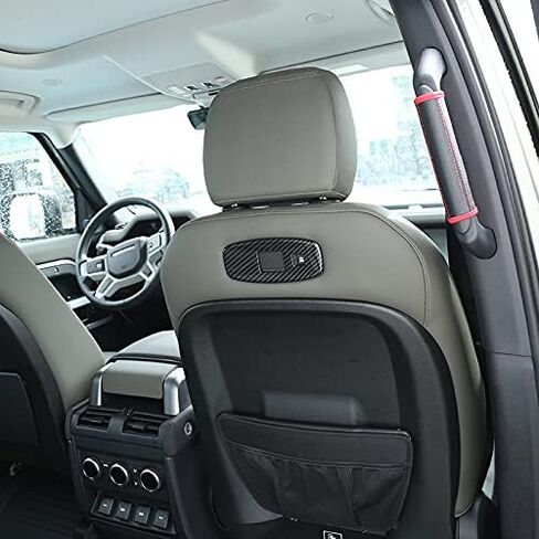 for Land Rover Defender 2020 ABS Plastic Seat Back USB Port Decorative Panel (Carbon Fiber Style) in Saudi Arabia