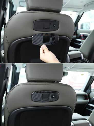 for Land Rover Defender 2020 ABS Plastic Seat Back USB Port Decorative Panel (Carbon Fiber Style) in Saudi Arabia