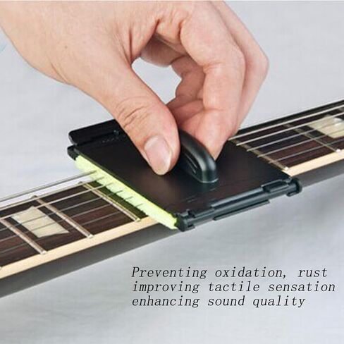 LHQYKHOZ 1pcs Guitar String Care Tool, Practical String Cleaner for Maintenance and Care, Paired With String Lubricant. in Saudi Arabia