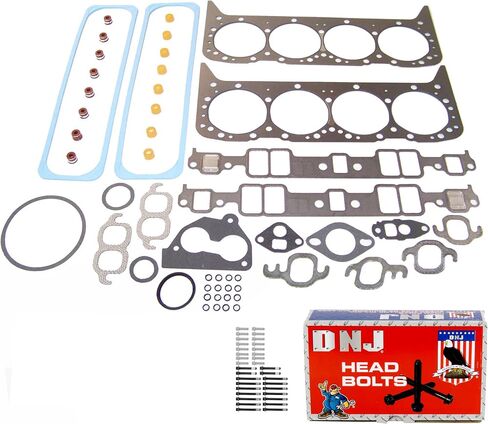 DNJ HGB3103 Cylinder Head Gasket Set with Head Bolt Kit for 1987-1996 Chevrolet Blazer 5.7L 350cid V8 OHV in Saudi Arabia