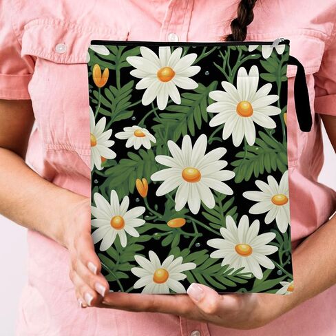 Carnation Flower Gifts Book Sleeve Bookish Book Cover Mom Flower Gifts Mother's Day Gifts for Grandma Mother Aunt Sister Book Protector Pouch for Paperbacks Birthday Anniversary Christmas Gifts in Saudi Arabia