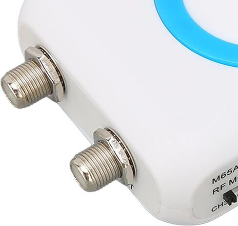 RF Modulator RCA Coaxial Adapter, HD AV Output Video Audio Modulator, Professional HD VHF Demodulator Converter for CATV System in Saudi Arabia