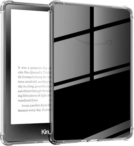 حافظة COO شفافة لجهاز Kindle 11th Generation 2022 الجديد كليًا مقاس 6 بوصات (الموديل: C2V2L3) غطاء خلفي من مادة TPU، غطاء ممتص للصدمات من جلد TPU الشفاف الناعم المرن للغاية لإصدار Kindle 11th Generation-2022 in Kuwait