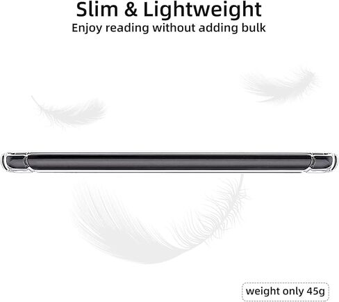 حافظة COO شفافة لجهاز Kindle 11th Generation 2022 الجديد كليًا مقاس 6 بوصات (الموديل: C2V2L3) غطاء خلفي من مادة TPU، غطاء ممتص للصدمات من جلد TPU الشفاف الناعم المرن للغاية لإصدار Kindle 11th Generation-2022 in Kuwait