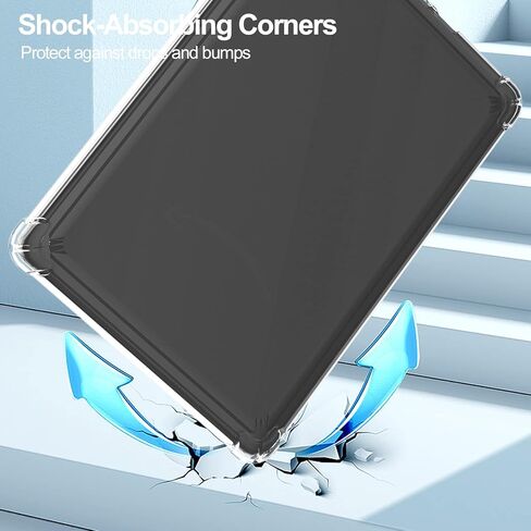 حافظة COO شفافة لجهاز Kindle 11th Generation 2022 الجديد كليًا مقاس 6 بوصات (الموديل: C2V2L3) غطاء خلفي من مادة TPU، غطاء ممتص للصدمات من جلد TPU الشفاف الناعم المرن للغاية لإصدار Kindle 11th Generation-2022 in Kuwait