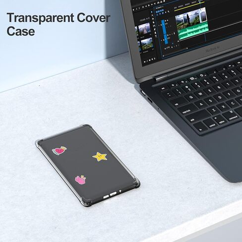 حافظة COO شفافة لجهاز Kindle 11th Generation 2022 الجديد كليًا مقاس 6 بوصات (الموديل: C2V2L3) غطاء خلفي من مادة TPU، غطاء ممتص للصدمات من جلد TPU الشفاف الناعم المرن للغاية لإصدار Kindle 11th Generation-2022 in Kuwait