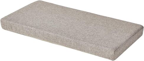 Piano Bench Cushion 30 x14 inch for Indoor Shoe Storage Non Slip Picnic Bench Pad for Kitchen Dining Table Seat, Light Grey in Saudi Arabia