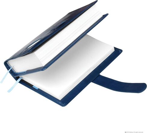 غلاف كتاب كبير مزدوج AA و12 خطوة و12 تقليدًا | حامل الميدالية | بواسطة جاليليو | هدية مثالية | مدمنو الكحول المجهولون (عادي/جيب للعملات المعدنية/أزرق داكن) in Saudi Arabia