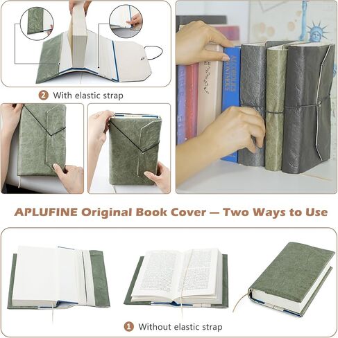 Book Cover-Bible Cover for Women, Men- Book Sleeve for Book Lovers-Paperback Book Protector & Hardcovers-Book Pouch with Pen Bag, Pencil Case for Bible Accessories Bible Gift Patent Pending in Kuwait