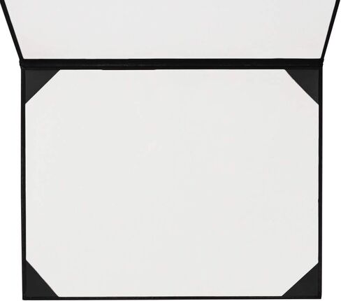 GraduationMall Handcrafted Imprinted Diploma Cover 6" x 8" （Black） in Saudi Arabia