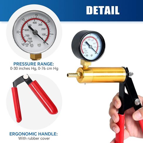 ATP 2 in 1 Brake Fluid Bleeder Oil Change Hand Held Vacuum Pistol Pump Tester Kit in Saudi Arabia