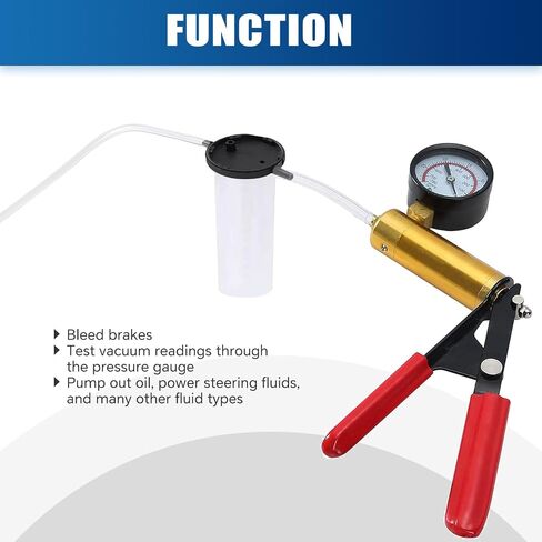 ATP 2 in 1 Brake Fluid Bleeder Oil Change Hand Held Vacuum Pistol Pump Tester Kit in Saudi Arabia