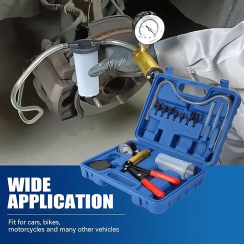 ATP 2 in 1 Brake Fluid Bleeder Oil Change Hand Held Vacuum Pistol Pump Tester Kit in Saudi Arabia