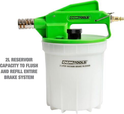 OEMTOOLS 22505 1L Pneumatic Brake Bleeder w/Automatic Refilling Bottle, Brake Bleeding Kit with Bleeder Kit Vacuum and Automatic Brake Bleeder Bottle in Saudi Arabia