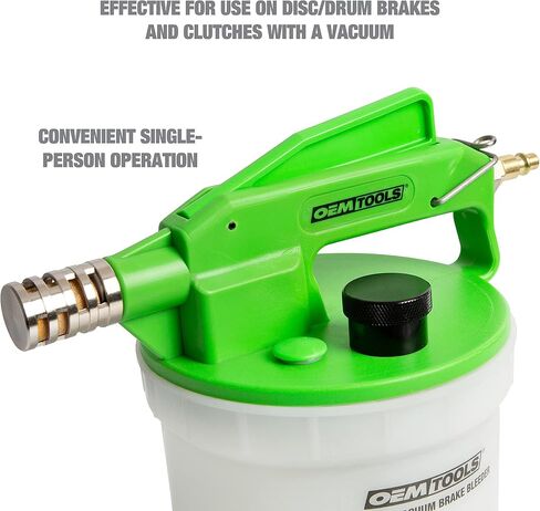 OEMTOOLS 22505 1L Pneumatic Brake Bleeder w/Automatic Refilling Bottle, Brake Bleeding Kit with Bleeder Kit Vacuum and Automatic Brake Bleeder Bottle in Saudi Arabia