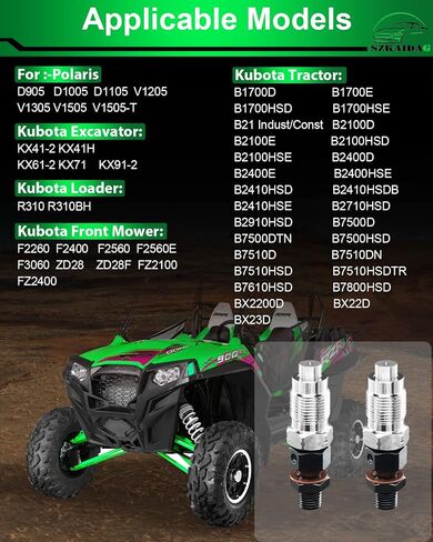 16032-53900 Fuel Injectors for:-Kubota D905 D1105 V1305 V1505 D1005 V1205 Engine Excavator Loader Mower Tractor OE# 16261-53000 3PCS in Saudi Arabia