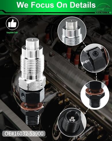 16032-53900 Fuel Injectors for:-Kubota D905 D1105 V1305 V1505 D1005 V1205 Engine Excavator Loader Mower Tractor OE# 16261-53000 3PCS in Saudi Arabia