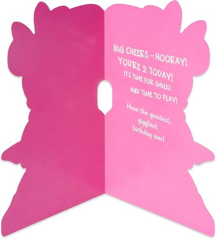 American Greetings 2nd Birthday Card for Girl (Minnie Mouse) in Saudi Arabia