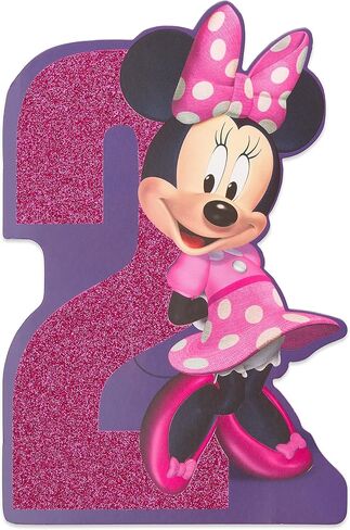 American Greetings 2nd Birthday Card for Girl (Minnie Mouse) in Saudi Arabia