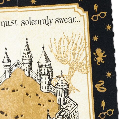 Hallmark Harry Potter Birthday Card (Marauder's Map) in Saudi Arabia