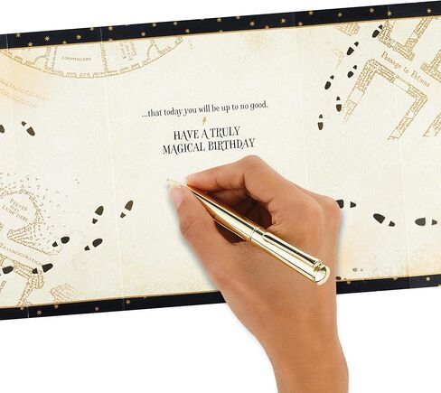 Hallmark Harry Potter Birthday Card (Marauder's Map) in Saudi Arabia