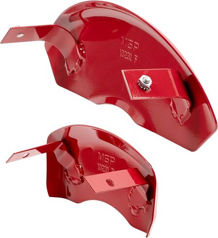 MGP Caliper Covers 10231SSTORD 'ST' Engraved Caliper Cover with Red Powder Coat Finish and Silver Characters, (Set of 4) in Saudi Arabia