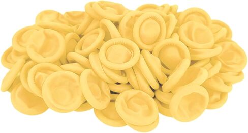 100 قطعة من واقيات الأصابع، أغطية أصابع للاستعمال مرة واحدة، أطراف أصابع مطاطية مضادة للكهرباء الساكنة لحماية الملابس جافة ونظيفة (وردي، M) in Kuwait