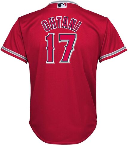 Shohei Ohtani Los Angeles Angels MLB Kids Youth 8-20 Red Alternate Player Jersey in Saudi Arabia