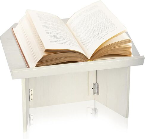 Adir Foldable Tabletop Podium - Wooden Portable Presentation Podium, Pulpit, Lectern Book Stand for Reading in Churches, Restaurants, and Classrooms (Mahogany) in Kuwait