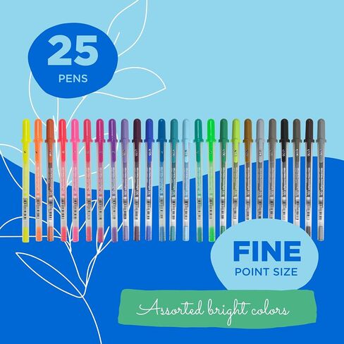 SAKURA Gelly Roll Moonlight 06 Gel Pens - Fine Point Ink Pen for Journaling, Art, or Drawing - Assorted Earth & Jewel Tone Ink - Fine Line - 10 Pack in Saudi Arabia