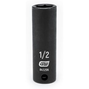 GEARWRENCH 3/8" Drive 6 Point Deep Impact SAE Socket 1/2" - 84325N