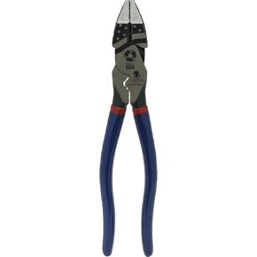Southwire - 64807340 Tools & Equipment SCP9TPCD-US 9"" High-Leverage Side Cutting Pliers Fish Tape Puller & Crimper W/Dip Grip