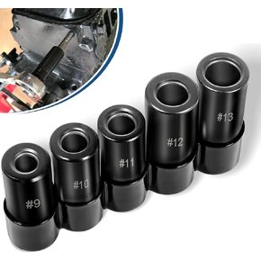 71670 Large Tap Socket Set, Fit 5/8", 11/16", 3/4", 7/8" & 1" (16mm-25mm) Taps, 5pcs