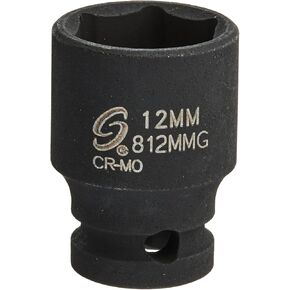 Sunex 812MMG 1/4-Inch Drive 12-Mm Magnetic Impact Socket