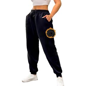 Fleece Lined Joggers for Women Thermal Sweatpants for Women Joggers with Pockets Workout Pants Running Pants