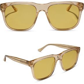 DIFF Jessie James Decker Sicily JJD Designer Square Sunglasses for Women UV400 Protection