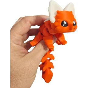 Forest Fox 7.5 Inches - 3D Printed Fidget Fantasy Creature