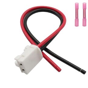 12 Gauge Motor Blower Harness Connector Fit for Toyota Tacoma 2005-2016,6 Inch Blower Motor Connector Plug Wire Harness Pigtail Kit with Heat Shrinks Connectors for 90980-10916, 82998-12380