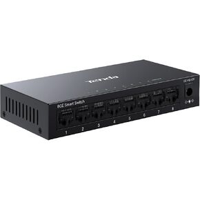 Tenda TEG208E 8 Port Managed Gigabit Switch, Easy Smart Managed, Base-T Ports, Desktop/Wall-Mount, VLAN/IGMP/LAG/QoS, 16Gbps Switching Capacity, Fanless Metal Design in Saudi Arabia