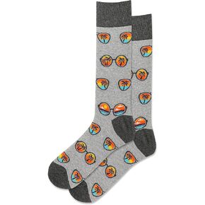 Hot Sox Mens Sunglasses Scene Crew Socks