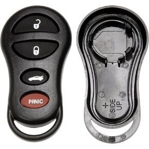 Dorman 13609 Keyless Entry Transmitter Cover Compatible with Select Chrysler / Dodge / Jeep Models, Black