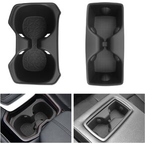 Compatible with Toyota RAV4 Cup Holder Inserts for Toyota RAV4 Accessories, RAV4 Center Console Cup Holder Silicone Pad for 2019 2020 2021 2022 Toyota RAV4 Drink Holder Protector 2 Pack
