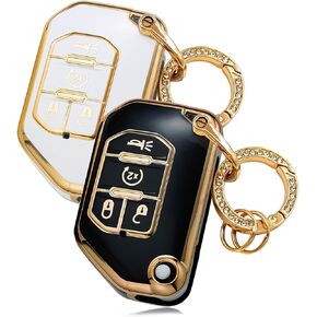 2PCS for Jeep Key Fob Cover,Fit for Jeep Wrangler JL/JLU 2018-2022 2023 2024 for Jeep Gladiator JT Truck 2020-2022 2023 Accessories in Kuwait