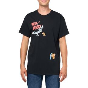 Tom and Jerry Men's Short Sleeve Fashion T-Shirt
