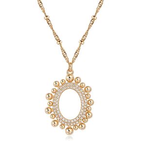 VACRONA Gold Pendant Necklace for Women 14K Gold Plated Cubic Zirconia Cross Necklace Handmade Trendy Gold Jewelry Gifts